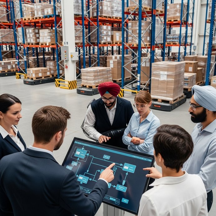 A Jövő Raktárai: Automatizált Raktárközi Átadások és Teljes Készletátláthatóság Magyar KKV-knak