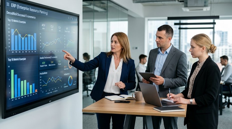 Decodifică Succesul E-commerce: Top 10 Metrici Esențiale în ERP-ul Tău