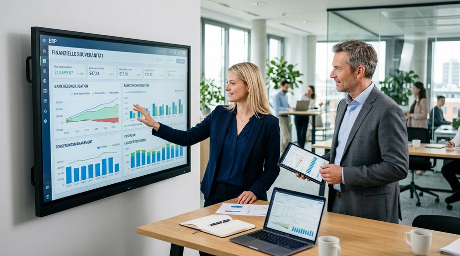 Finanzielle Souveränität: Automatische Banksynchronisation und smartes Forderungsmanagement mit ERP