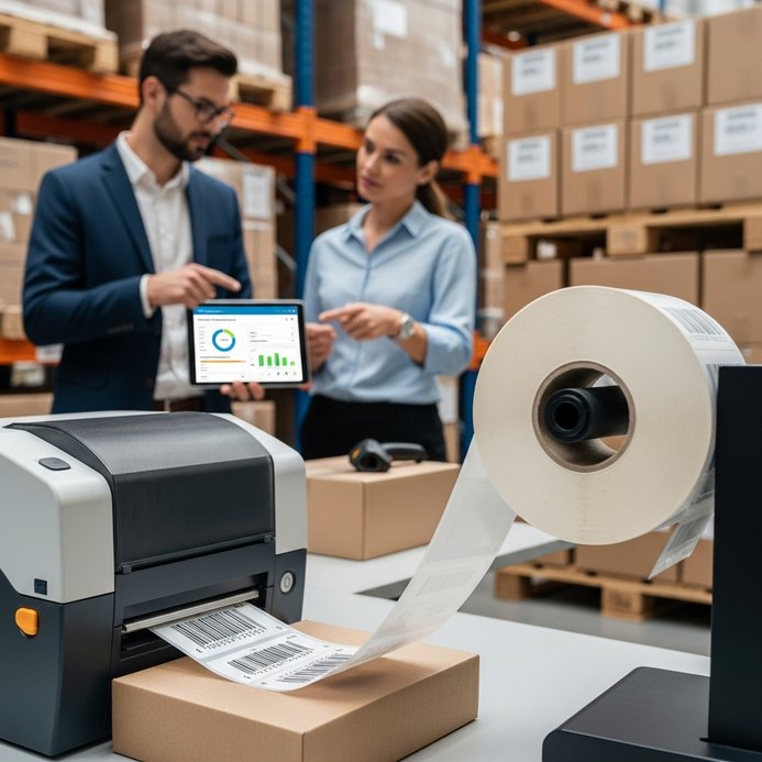 Linerless: 40%-os Hulladékcsökkentés és Költséghatékonyság a Hordozó Nélküli Címkézéssel