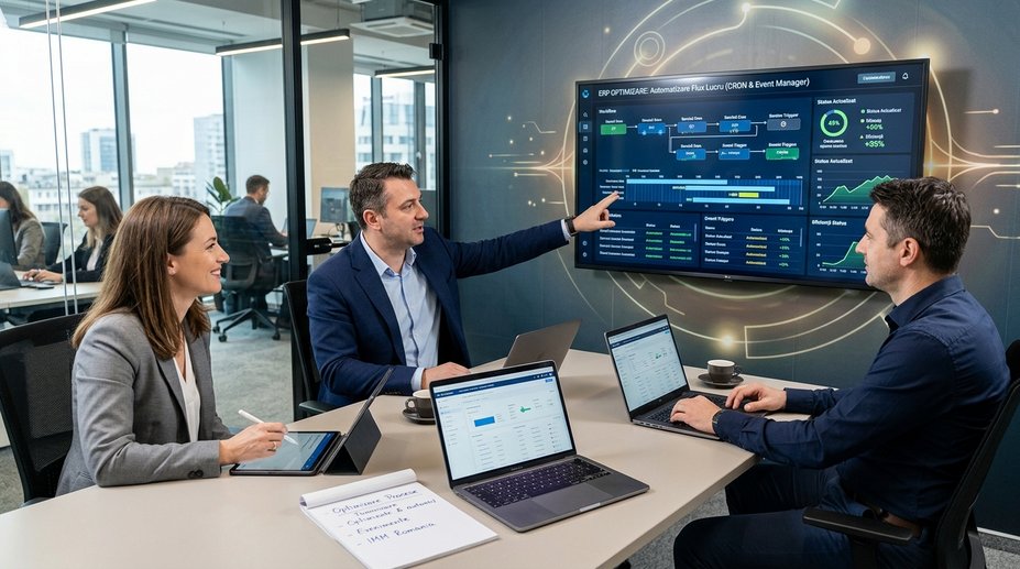 Revoluția Eficienței: Cum Automatizarea și Sarcini Cron Transformă Afacerile Românești