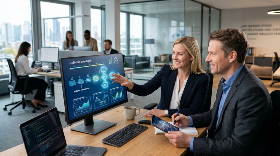 Täglich 1-2 Stunden sparen: Intelligente Automatisierung gegen Fachkräftemangel im Mittelstand