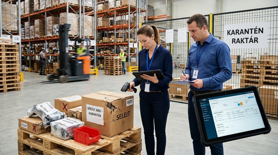 Veszteségmentes logisztika: ERP-vel automatizált selejtáru-kezelés magyar cégeknek