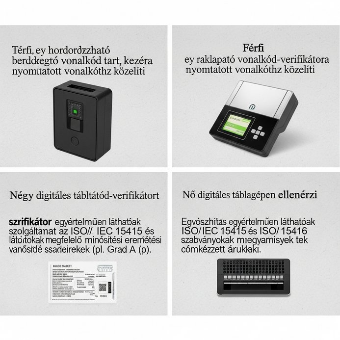 Vonalkód-verifikátor választás A-tól Z-ig: ISO/IEC minőség a gyártósoroktól a raktárig